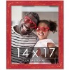 PosterPalooza | Shabby Chic Red Picture Frame - UV Acrylic, Foam Board Backing, Hanging Hardware - 2 of 4