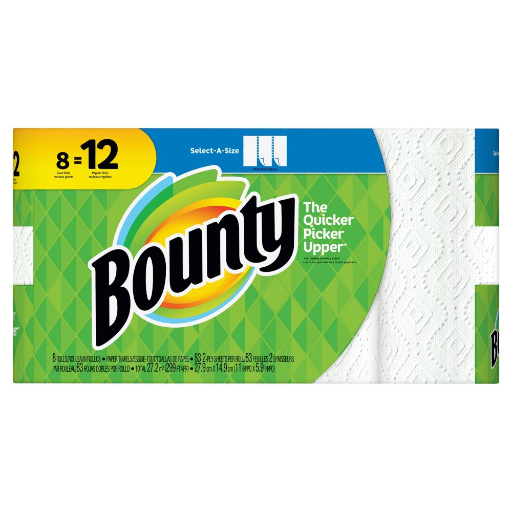 Bounty Select-A-Size Paper Towels Giant Rolls