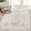 Vintage Floral Washable Runner Rug - Non-Slip Stain Resistant Kitchen & Bathroom Rug for Entrance, Laundry, Hallway, Bedroom - 2 of 4