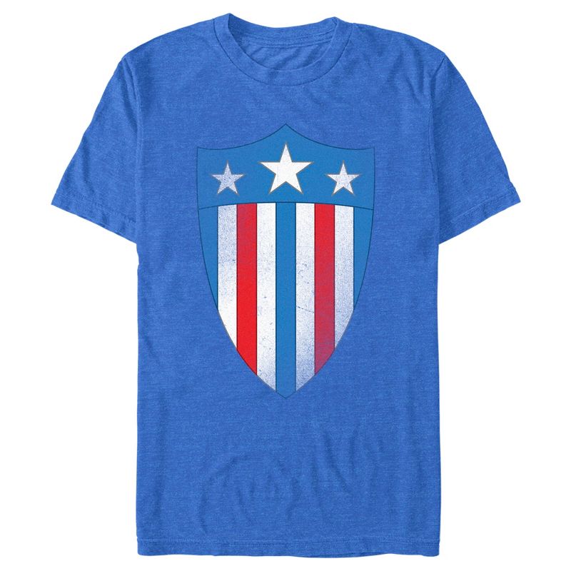 Men's Marvel Avengers Captain America USO Shield T-Shirt, 1 of 6