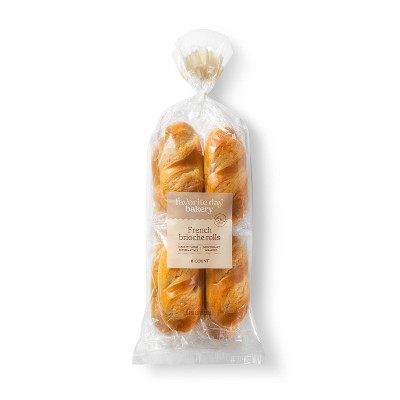 French Brioche Rolls - 9.87oz - Favorite Day™