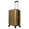 Rachel Roy 20 Gold Snakeskin Hard Cover Carry-On Luggage - 3 of 4