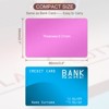 Unique Bargains Metal Blank Laser Engrave Printable DIY Name Cards 100 Pcs - 2 of 4