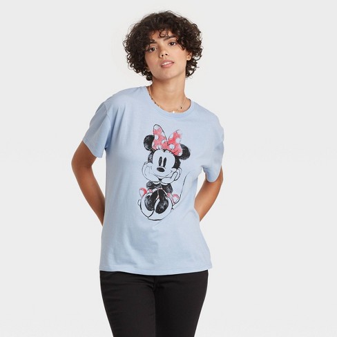 Women's Disney Minnie Mouse Short Sleeve Graphic T-Shirt - image 1 of 2