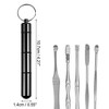Unique Bargains Earwax Cleaning Tool Kit Portable Stainless Steel Earwax Cleaner Tool Set 10Pcs - 4 of 4