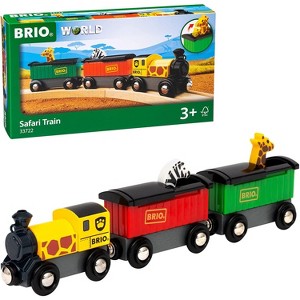 BRIO World - Safari Train 3 Piece Toy Train Accessory, Ages 3 and Up - 1 of 4