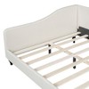 NicBex Twin/Full Size L-Shaped Linen Daybed with Solid Wood Legs for Bedroom,Living Room,Apartment - 4 of 4