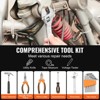 VEVOR Tool Kit, 132 Piece General Household Hand Tool Set, Home Repairing Tool Kit with Portable Tool Storage Case,BLACK - 2 of 4