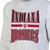 NCAA Indiana Hoosiers Unisex Ash Crew Fleece Sweatshirt - 3 of 3