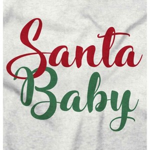 Cute Christmas Carol Santa Baby Toddler Baby Girl T Shirt Brisco Brands - 1 of 4