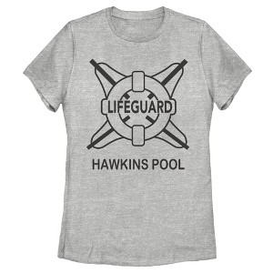 Women's Stranger Things Hawkins Lifeguard T-Shirt - 1 of 3