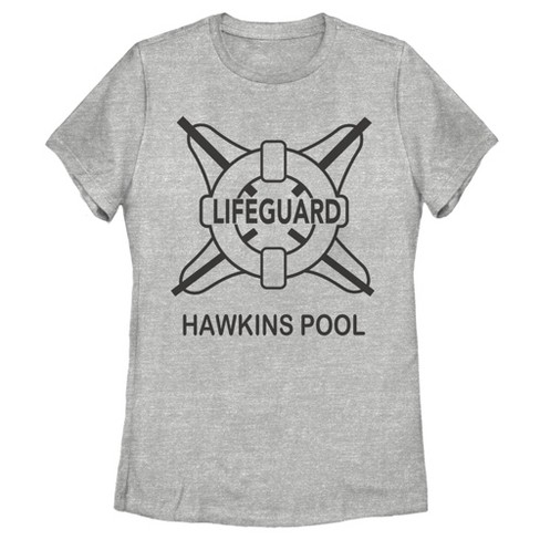 Women's Stranger Things Hawkins Lifeguard T-shirt :