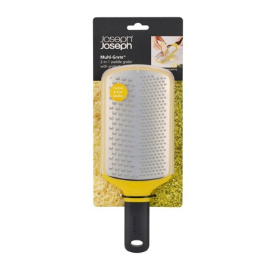 Joseph Joseph Multi-Grate 2-in-1 Paddle Grater with Protective Sheath - Yellow