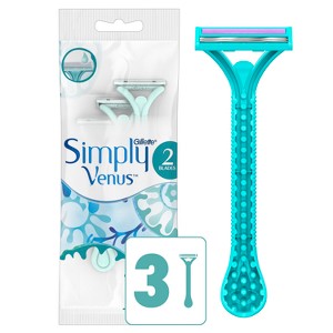 Venus Woman 2 Blades Disposable Razor - Trial Size - 3ct - 1 of 4