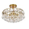 Elegant Lighting Savannah 14 inch flush mount in brass - 3 of 4