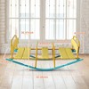 JUJABU Children Outdoor Rocking Seesaw Ride, Double or Triple Swing Playground Toy for Backyard or Park - 3 of 4