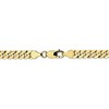 Black Bow Jewelry 6.1mm 10k Yellow Gold Flat Beveled Curb Chain Bracelet - 3 of 4