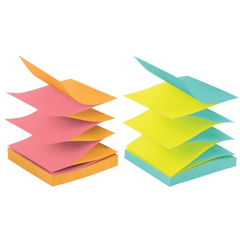 Post-it Original Notes, 3 X 3 Inches, Capetown Colors, Pad Of 100 Sheets,  Pack Of 14 : Target