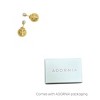 Adornia 14k Gold Plated Double-sided Ball Earrings - 2 of 2