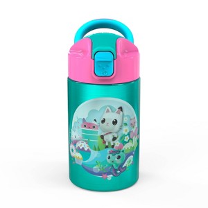 Gabby's Dollhouse 14oz Stainless Steel Double Wall Valiant Bottle - Zak Designs: Kids Water Bottle, Dishwasher-Safe - 1 of 4