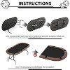 8 Player Oval Poker Game Table, 71" Poker Tables with Collapsible Legs, Padded Rails & Cup Holders, Portable Poker Table - 3 of 4