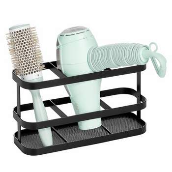 Stainless Steel Bathroom Hair Care Styling Tool Organizer Storage Basket Hair  Dryer Holder Wall Mounted Self Adhesive - China Bathroom Accessories, Hair  Dryer Holder