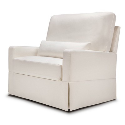 Namesake Crawford Chair and a Half Pillowback Swivel Glider