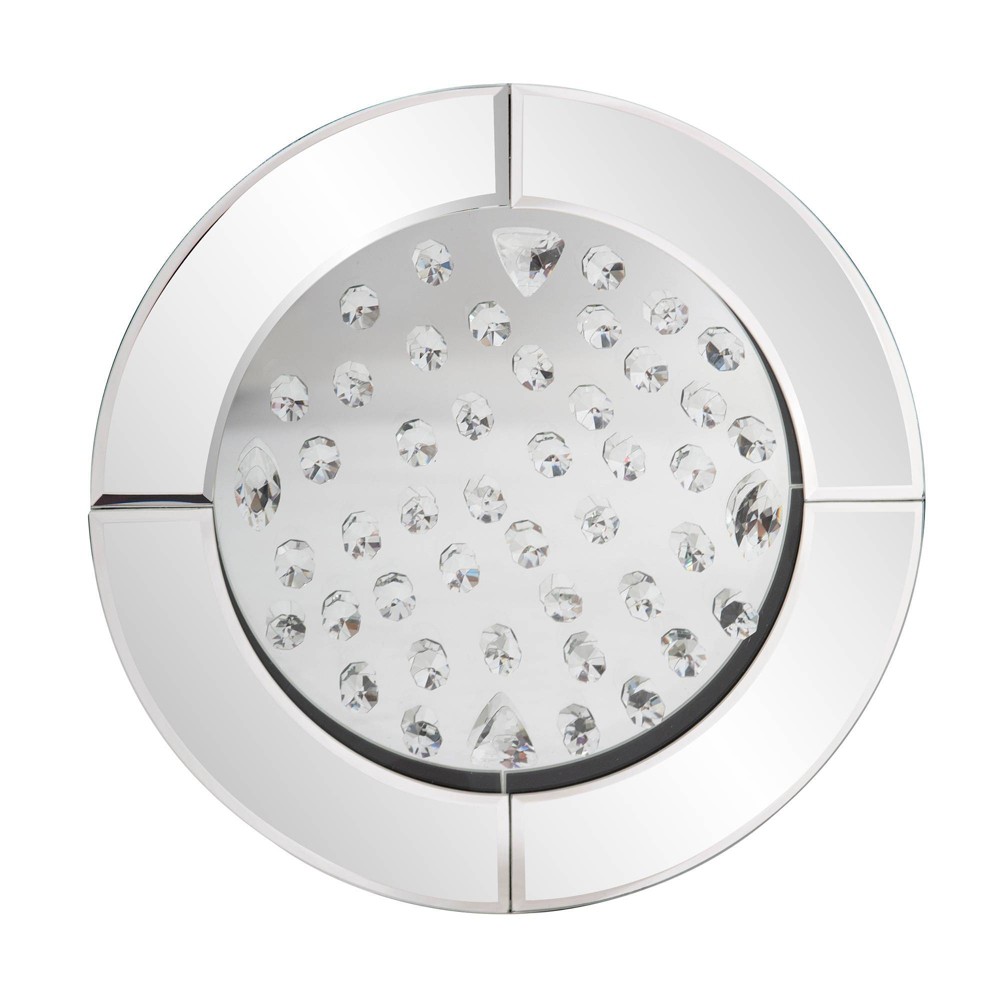 Photos - Wall Mirror Howard Elliott Decorative Round Beveled 