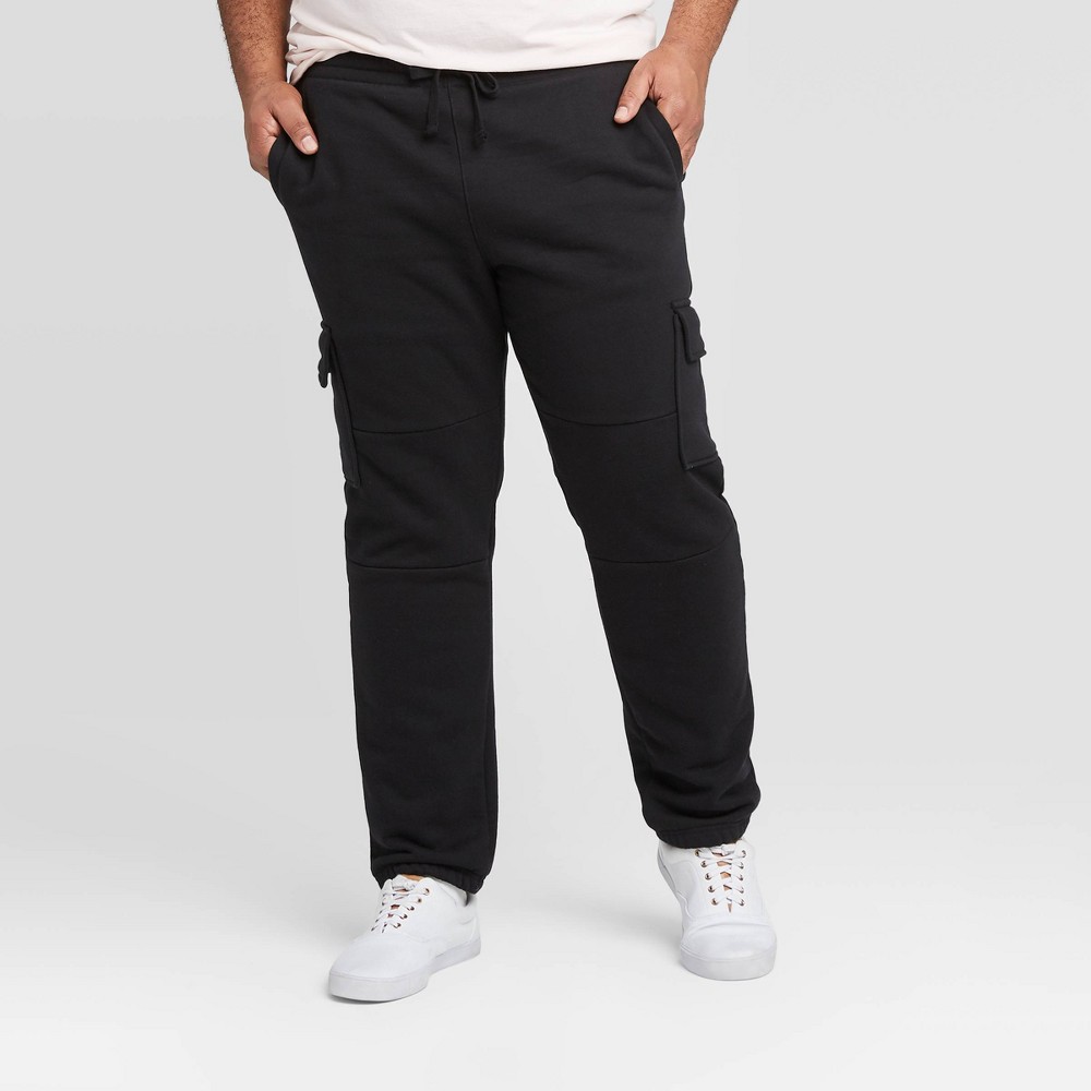Men's Big & Tall Jogger Pants - Goodfellow & Co Black 2XBT, Men's was $27.99 now $19.59 (30.0% off)
