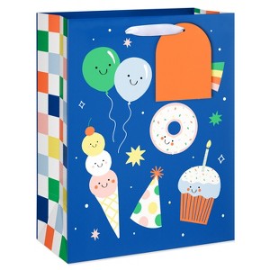 Kids' Large Gift Bag Birthday Icons - 1 of 4