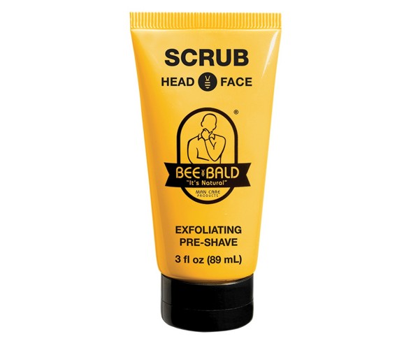 Bee Bald Head And Face Exfoliating Pre-shave - 3 fl oz