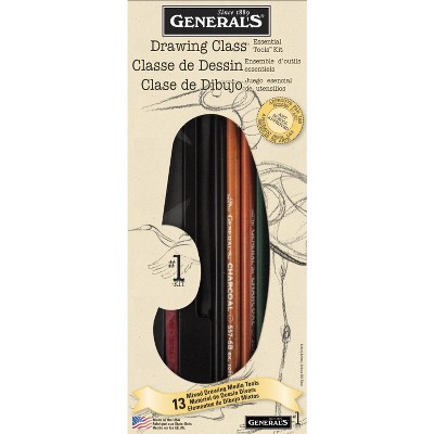 General's Drawing Class Essential Tools Kit, set of 13