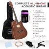 Best Choice Products 41in Full Size Beginner Acoustic Guitar Set with Case, Strap, Capo, Strings - 3 of 4