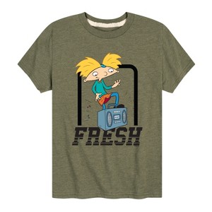 Boys' - Hey Arnold! - Fresh Arnold Short Sleeve Graphic T-Shirt - 1 of 4