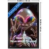 Trends International Ray Heere - Happy Peace Alien Framed Wall Poster Prints - 3 of 4