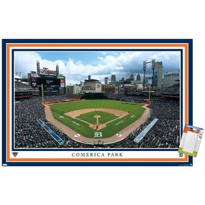 Trends International MLB Detroit Tigers - Comerica Park 22 Unframed Wall Poster Prints - 1 of 4