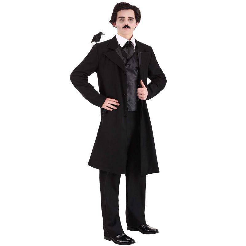 HalloweenCostumes.com Edgar Allan Poe Mens Costume, 1 of 4