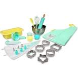 For Real Baking! Classic Kids Baking Set for Cookies, Cupcakes & More 44-Pieces