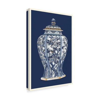 Trademark Fine Art -Vision Studio 'Blue And White Porcelain Vase I' Canvas Art