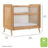 BreathableBaby Breathable Mesh 2-in-1 Mini Crib, Beech, Greenguard Gold Certified - 3 of 4