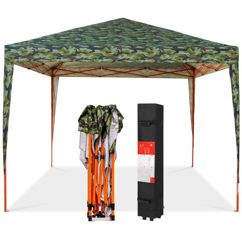 Best Choice Products 10x10ft Pop Up Canopy Outdoor Portable Adjustable Instant Gazebo Tent w/ Carrying Bag, 1 of 9