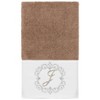 Linum Home Textiles 100% Turkish Cotton MONICA 3PC Embellished Towel Set - 3 of 4