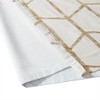 Gracie Mills Isabelle Metallic Geometric Total Blackout Grommet Top Curtain Panel - 4 of 4
