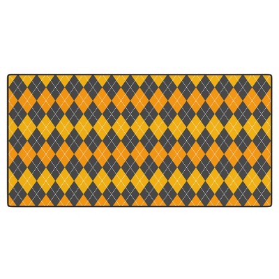 Avenie Halloween Collection Argyle Desk Mat - Deny Designs