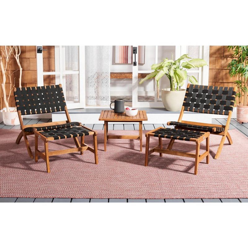 Darryl Patio Outdoor Chair and Ottoman Set  - Safavieh, 2 of 10