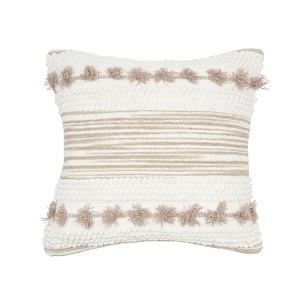 carol & frank Oriana Tufted Textured Cotton Decorative Throw Pillow - 1 of 4