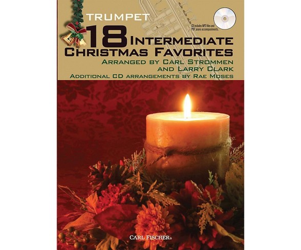 Carl Fischer 18 Intermediate Christmas Favorites - Trumpet Book/CD