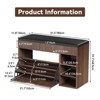 Shelbie 12 Pair Shoe Storage Bench - 4 of 4