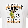 Women's - Disney - Kickin Back Cropped Graphic T-Shirt - 2 of 4