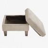 INFURNIC Sofas L Shaped Sofa with Padded Corduroy Modern Luxury Multi-functional Design for Living Room Apartment, Off White, 88.18"*23.43"*31.5" - 4 of 4